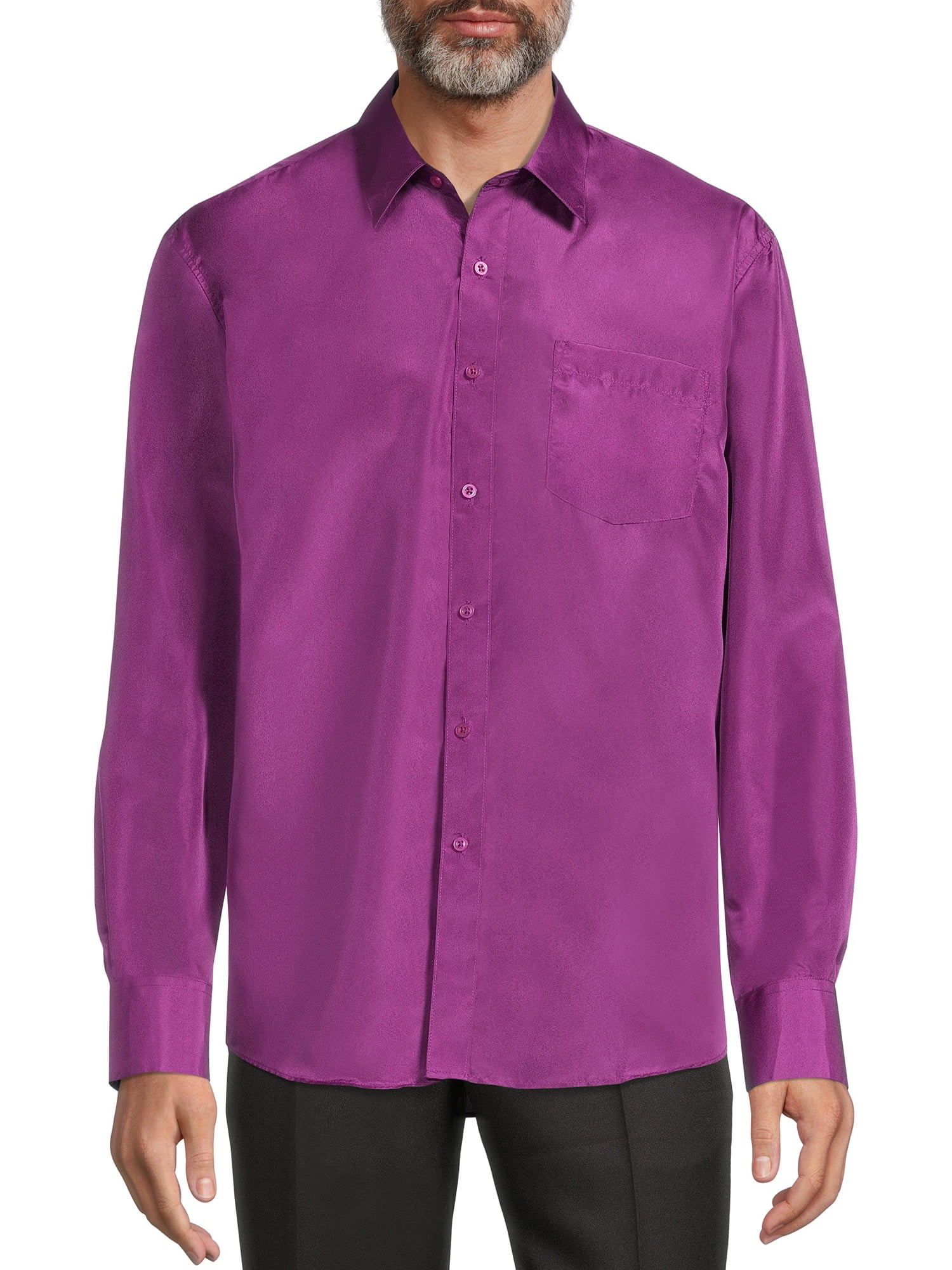 Silver Label Men's Long Sleeve Dress Shirt