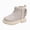 A64-Beige, variant on Little Girls Shoes Cute Bow Boots Warm Boots Children's Short Boots for Fall Winter