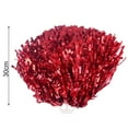thumbnail image 6 of D-GROEE Cheerleading Pom Poms with Straight Handle, PET Pom Poms Hand Flowers Cheerleader Pompoms for Sports Cheers Ball Dance Fancy Dress Night Party, 6 of 6