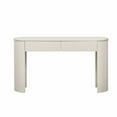 thumbnail image 5 of Tcbosik Modern Console Table with Storage, 54 inch Entryway Table with 2 Drawers, Behind Couch Table for Living Room, Hallway, Foyer, Champagne White, 5 of 9