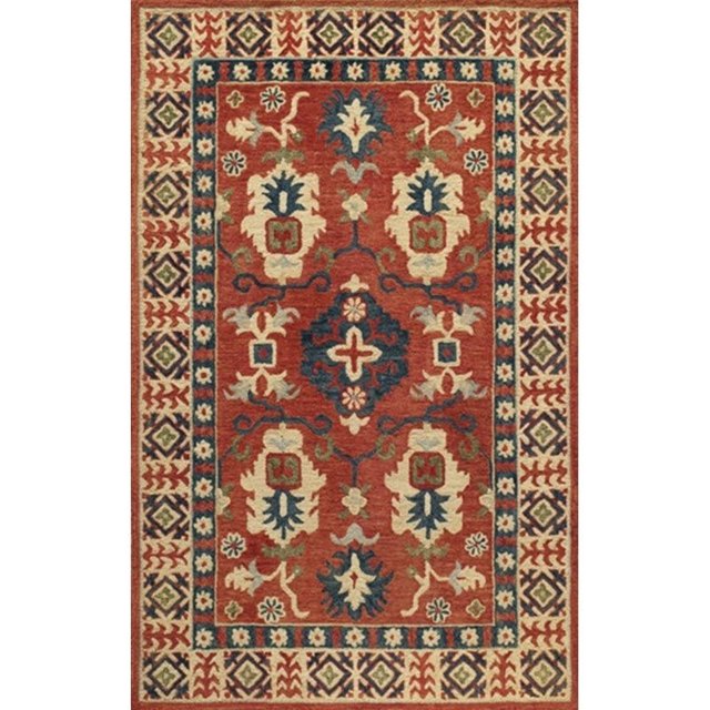Momeni Tangier 5' X 8' Traditional Hand Tufted Wool Rug in Red