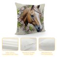 thumbnail image 4 of JEUXUS  Horse for Girls,Horses Pillow Covers ,Just a Girl Who Loves Horses Throw Pillow Covers,Teenage Girls Home Bedroom Office Decor Pillowcase,Gifts for Horse Lover, 4 of 5