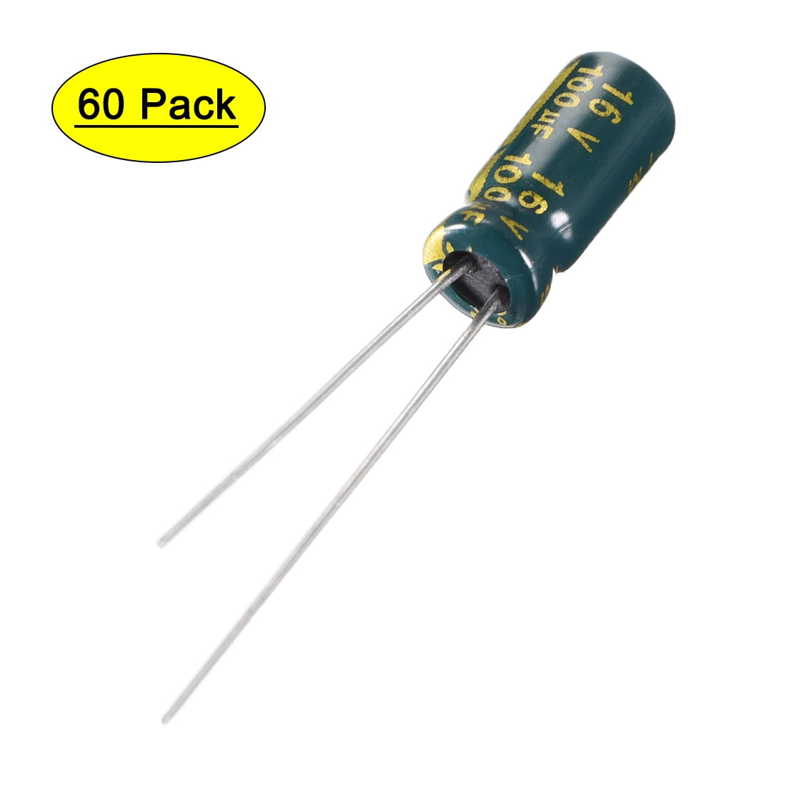 Uxcell 6x8mm 2uf 10v Low Esr Aluminum Radial Electrolytic Capacitors 50 Pack Walmart Com
