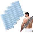 thumbnail image 1 of Exfoliating Shower Towel, 2026 New Shower Towel, Rip-Resistant Exfoliating Washcloth, Long Washcloth Back Body Scrubber for Men & Women, Machine Washable & Quick-Dry (4pcs-A),4, 1 of 7