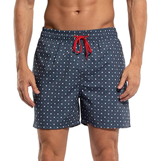 Bañador corto de verano para hombre, traje de baño para playa, Surf, pantalones deportivos, forro de malla y bolsillos Fivean unisex