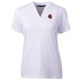 thumbnail image 2 of Women's Cutter & Buck White Cornell Big Red Forge Blade V-Neck Top, 2 of 3