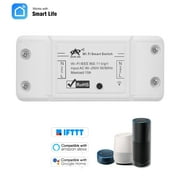 RF Wifi Switch RF 433MHz Compatible with for Home 10A/2200W Wireless Switch with Timing Function Remote Controller for Android/IOS APP Control for Electric Appliances Universal Smart Home Automation