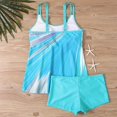 thumbnail image 4 of Birdeem Women Conservative Print Strappy Back Set Two Piece Swimsuits Swimdress, 4 of 9