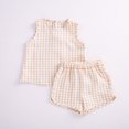 thumbnail image 4 of Kids Clothes Boys Toddler Baby Boy Spring Summer Round Neck Print Short Sleeve Running Suit 0 3 6 12 18 24 Months Tops+Shorts T-Shirt & Shorts Outfit 2-Piece, 4 of 4
