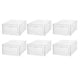 thumbnail image 3 of GOOHOCHY 6 cajas transparentes para guardar zapatos, tipo cajón., 3 of 8