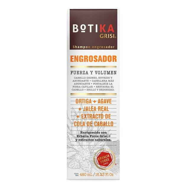 Shampoo Botika Grisi engrosador fuerza y volumen 480 ml