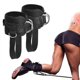 thumbnail image 1 of 2pcs Adjustable Ankle Straps For Cable Machine Gym Ankle Strap Double D-ring Ankle Cuff Straps, 1 of 3