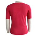 thumbnail image 2 of Suéter George Talla EG Liso Cuello Redondo Manga Corta Fucsia, 2 of 4