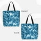 thumbnail image 2 of Easygdp Blue Tie Dye Bolsa Tote para Mujer, Bolso de Hombro para Trabajo, Playa, Viajes, Compras y Supermercado, 2 of 7