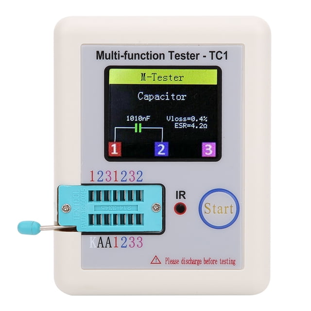 LC T Transistor Tester,Multifunction Transistor Tester 1.8in TFT Transistor Tester Transistor Tester Breakthrough Technology