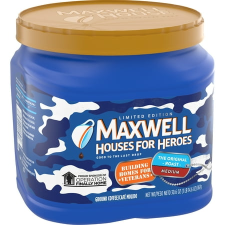 (2 Pack) Maxwell House Original Blend Ground Coffee, Medium Roast, 30.6 Ounce Canister (2 pack)