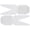 WHITE, variant on Zoom Small Salty Chunk Jig Trailer 2.5 inches Green Pumpkin