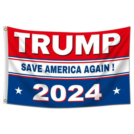

2packs BnGAJN Halloween Sale Flags_ Banners & Accessories 2024 Flag 3x5 Outdoor Double 3 Ply Take America Back Flags Color Clear Pattern Reinforcement Sewing Durable Polyester