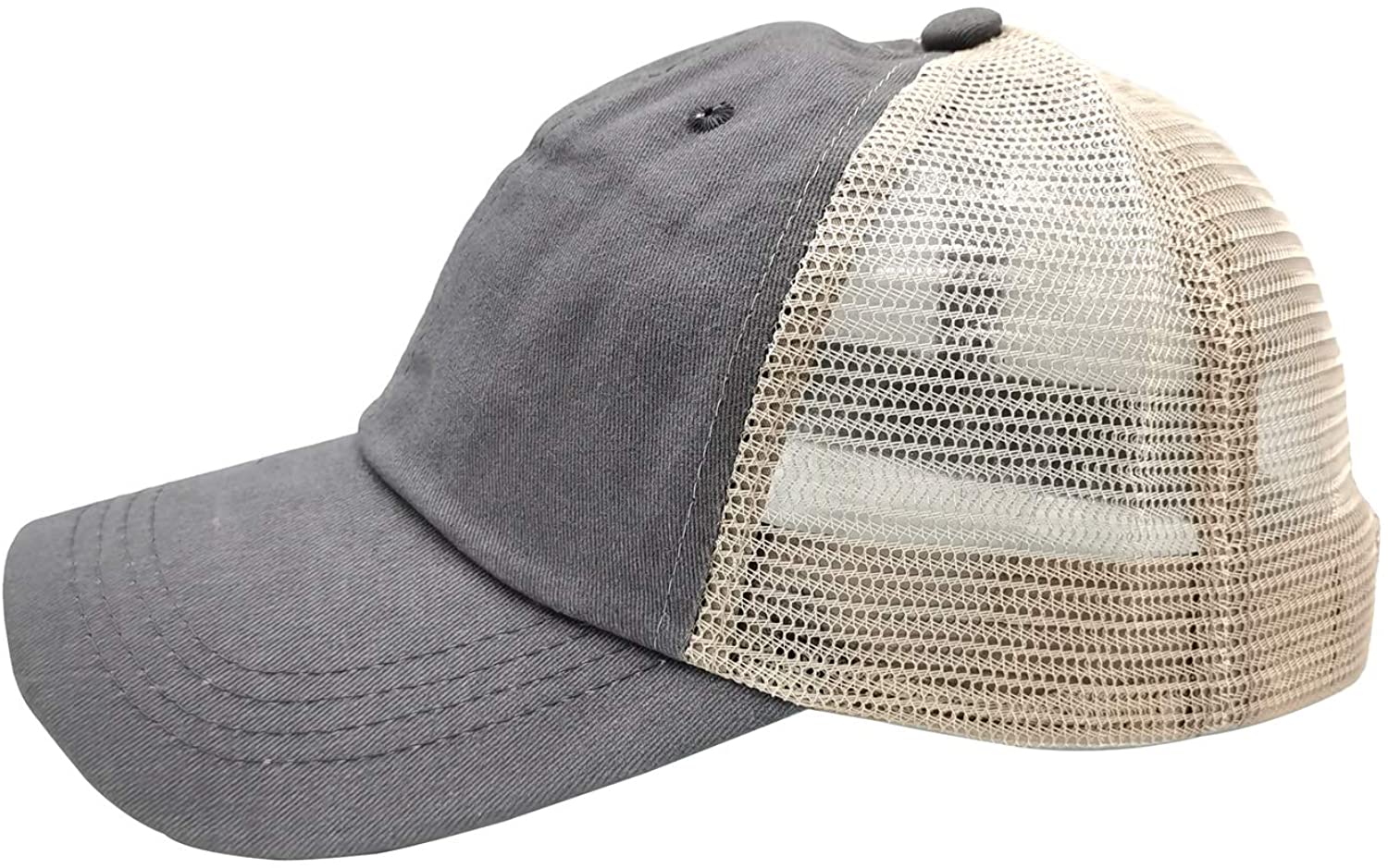 P5HAO Women's Vintage Distressed Mesh 