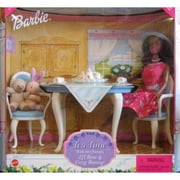 Afro-American Barbie AA - Tea Time Giftset Barbie With Her Friends Li'l Bear & Cozy Bunny - Wal Mart Special Edition (1999)