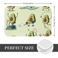 thumbnail image 2 of Gaeub Avocado for Exercise Print Door Mat with Heavy Duty Backing,Welcome Mats for Entryway, Flannel Anti-Slip Doormat, Garge Porch Entryway Mat,16x24in Outdoor Indoor Welcome Mat, 2 of 7