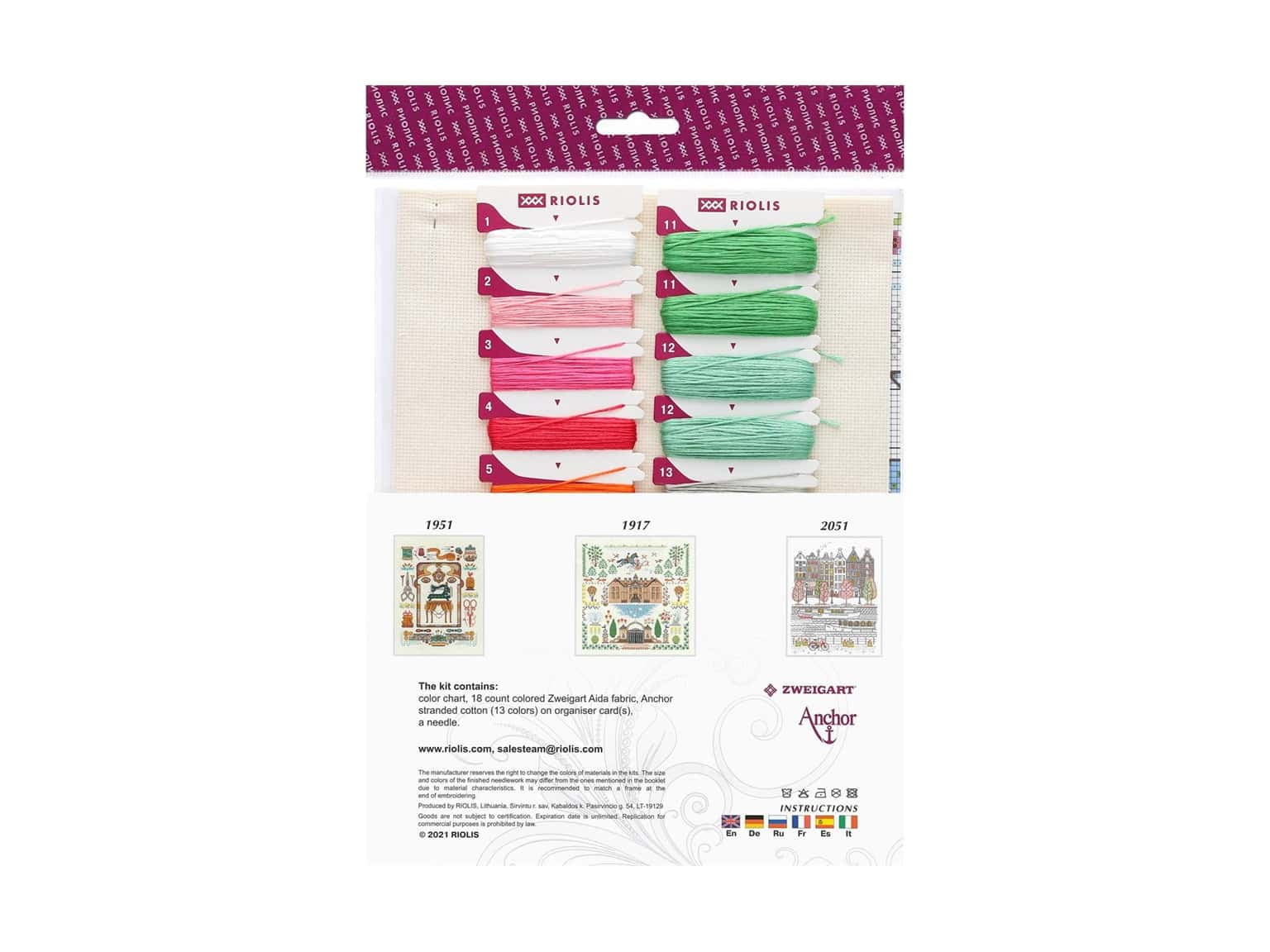Riolis Cross Stitch Kit Garden