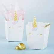 Kate Aspen Unicorn Popcorn Favor Box, Perfect Party Favor Container & Decoration for Bridal Showers, Baby Showers & Birthdays (48)