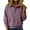 Purple, variant on Sweaters for Women with Half Zip Knitted Pullover Collared Long Sleeve Quarter zipper Knitwear Spring Soild Tops