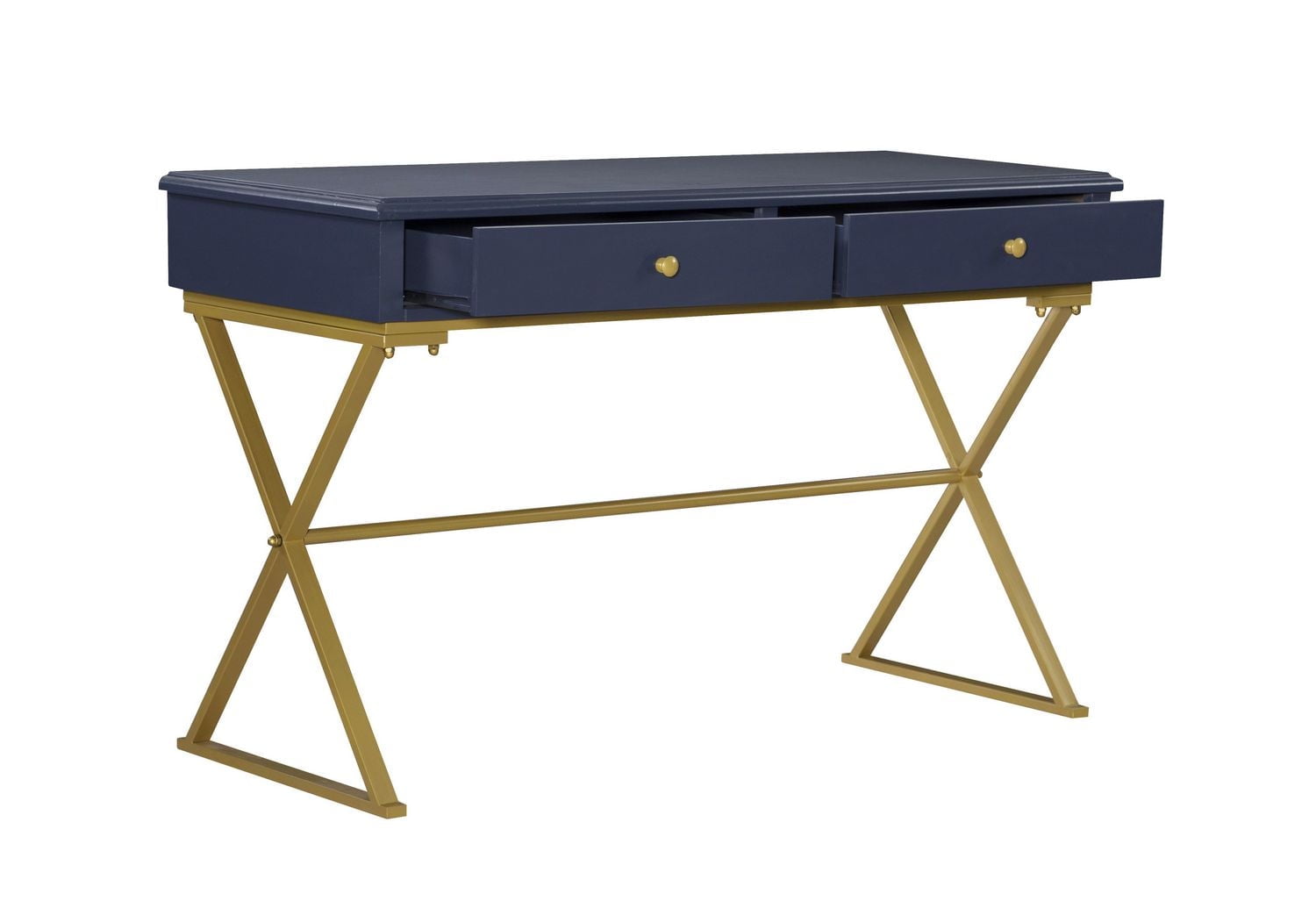 Parker Blue and Gold Campaign Desk