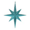 thumbnail image 1 of Vickerman M167552 Plastic Iridescent Glitter Bethlehem Star, 15.75", Lake Blue, 1 of 1
