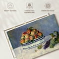 thumbnail image 6 of Elephant Stock Still Life With Peaches And Grapes Wall Art - Horizontal Canvas Wall Art - Dining Room Wall Decor - Food And Drink Canvas - Blue And Purple Decor By Pierre Auguste Renoir - 36" x 24", 6 of 8