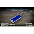 thumbnail image 4 of 10 Flashlight Keychains Pack - Rectangle, Plastic - Blue, 4 of 5