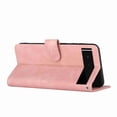 thumbnail image 2 of Allytech For Compatible with Google Pixel 6 Wallet Case, with Wrist Strap Kickstand Card Holder Magnetic Buckle Protective Flip Full for Google Pixel 6 Synthetic Leather Case,Pink, 2 of 6