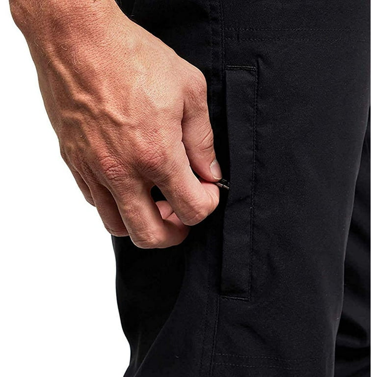 Eddie Bauer Men's Fleece Lined Pant (Black, 40W x 32L) 