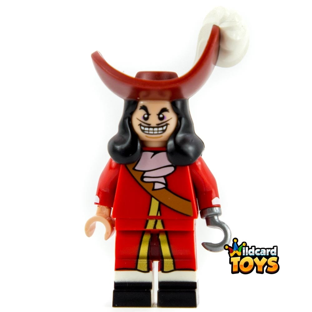 LEGO Disney Captain Hook Minifigure - Minifig Only Entry - Walmart.com - Walmart.com