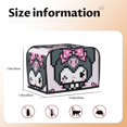 thumbnail image 4 of Funda para tostadora Kuromi de 2 rebanadas, funda protectora contra el polvo y las huellas dactilares, de poliéster, fundas para pequeños electrodomésticos de cocina, 4 of 6