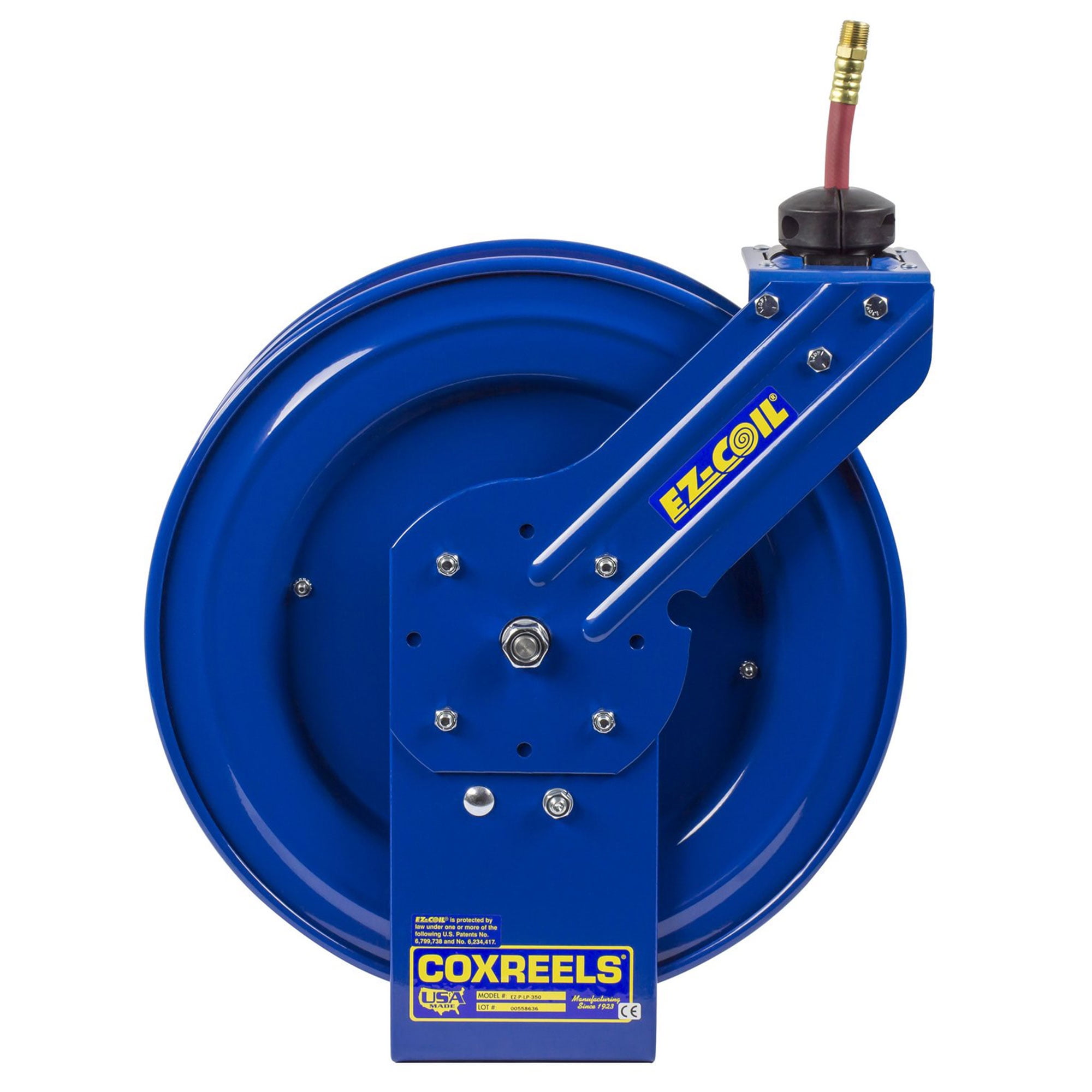 Coxreels EZ-P-LP-350 Low Pressure EZ Coil Retractable Air & Water Hose Reel
