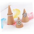 thumbnail image 3 of AVEKI 3pcs Ring Display Base Ring Organizer Cone Ring Display Rack Desktop Cone Ring Holder Ring Stand for Jewelry Cone Holder Stand Jewelry Display Organizer Ring Organizer Holder B9115, 3 of 8