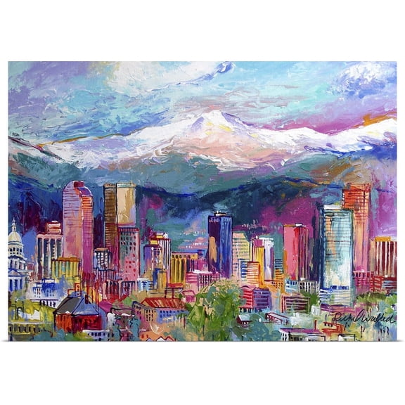 Great BIG Canvas | Rolled Richard Wallich Poster Print entitled Denver
