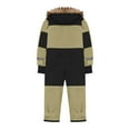 thumbnail image 6 of LUOGENLI Outfits Girl Rompers 3-6 Months Long Pants Snowsuit Children Boys Ski Suit Thermal Overall Winter Warm Snow Windproof Suit Removable Hood Mud Outdoor Softshell Suit Light Green 12-13 Years, 6 of 7