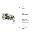 thumbnail image 6 of Ball Door Knob with Lock and Key,Stainless Steel Entrance Door Lock,Keyed Entry Door Knob Set,Bedroom Door Knobs,Round Ball Handle, 6 of 9