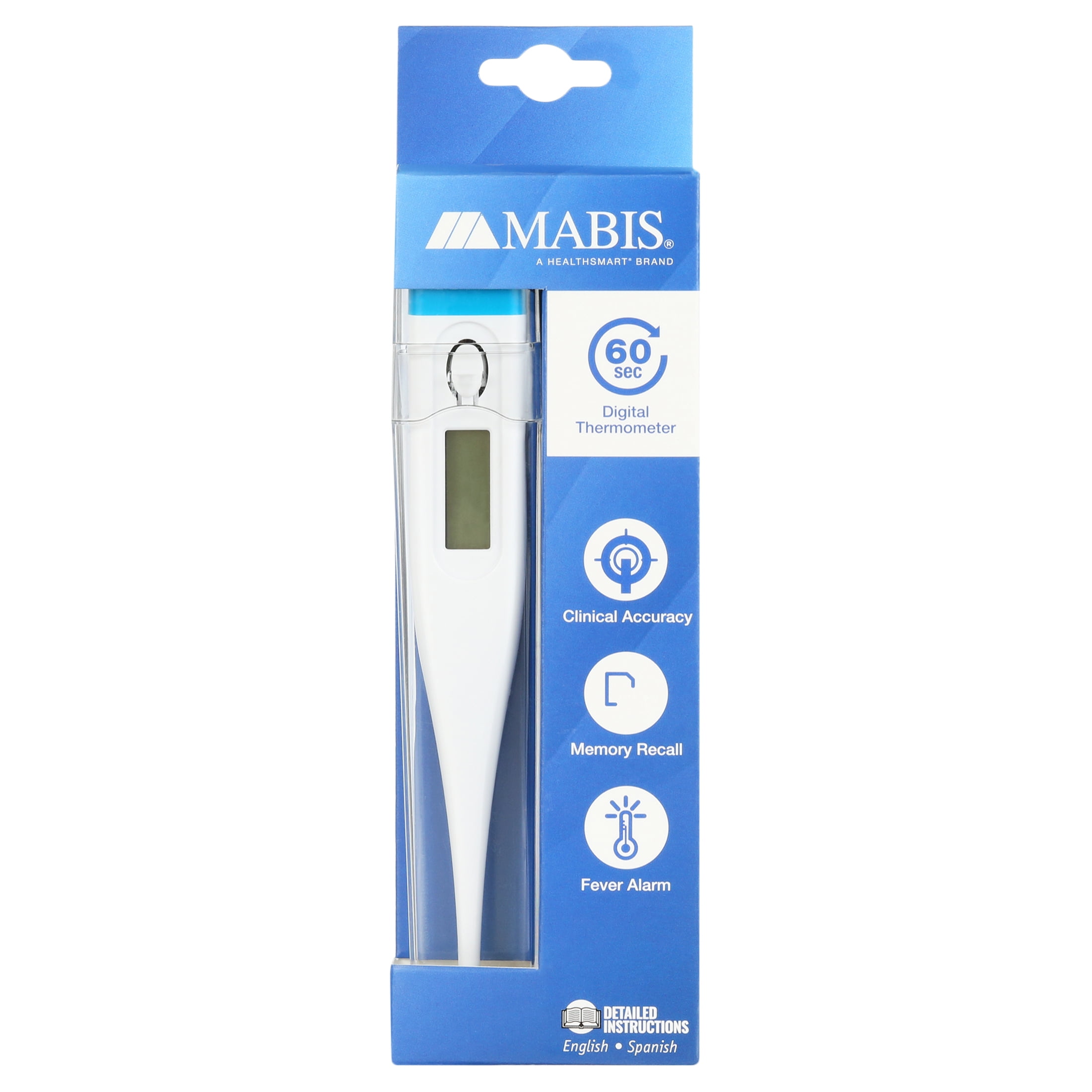 Mabis 15-691-000, 60-Second Accurate Digital Thermometer