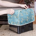 thumbnail image 2 of Yuyamidu Daisy Toaster Cover Washable Wide Slot Kitchen Small Appliance Cover 4 Slice Breadmaker Cover Small Oven Toaster Dust Cover Blue Dustproof Fingerprint Protectors, 2 of 7