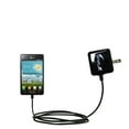 thumbnail image 1 of Gomadic Intelligent Compact AC Home Wall Charger suitable for the LG Optimus L4 II - High output power with a convenient, foldable plug design - Uses, 1 of 4