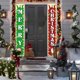 thumbnail image 4 of Decoraciones de la Puerta de Navidad Cortinas de la Puerta de la Pareja de Navidad Personalizadas Decoración de la Puerta de la Fiesta Canopy Bandera de Navidad Paño de Fondo Decoración de la Luz de N, 4 of 6