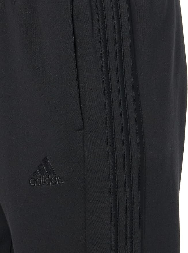 Adidas Men’s Fleece Sweat Pants Size L Tall (33X34)Black Tapered Leg Regular Fit