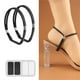 thumbnail image 1 of Correas elásticas con diamantes de imitación para tacones altos, accesorios antideslizantes ajustables para tacones, sandalias y zapatos de tacón, 1 par con almohadillas adhesivas., 1 of 1