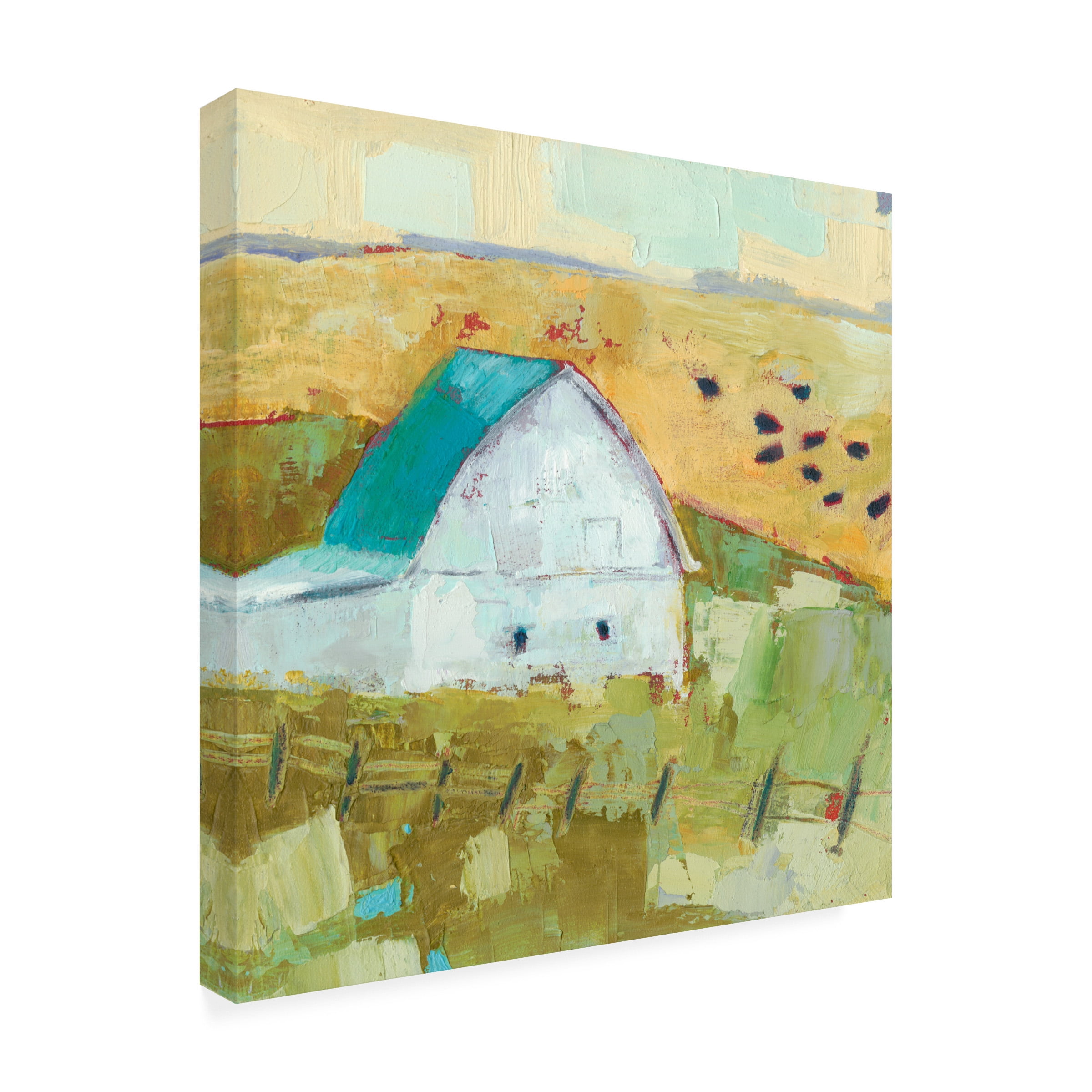 Sue Jachimiec 'Nash Barn' Canvas Art