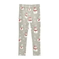 thumbnail image 4 of joogoo Girls' Leggings Hand Drawn Snowman Yoga Pants 5T, 4 of 8