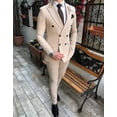 thumbnail image 2 of Combinaison à Double Boutonnage pour Hommes 2 Pcs Coupe Ample Mariage Décontractée Formelle, 2 of 5